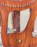 Rosewood 18-String Lyre Harp - Handmade Wooden Harp w Free Strings