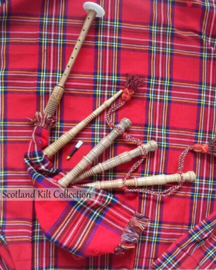 Kids Modern Stewart Royal Tartan Bagpipe