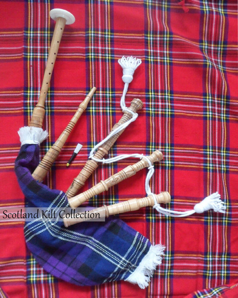 Kids Pride Of Scotland Tartan Bagpipe