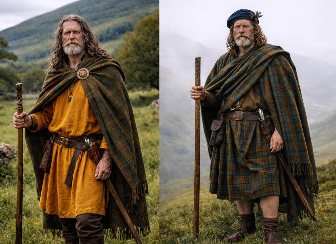 Comparing Irish and Scottish Traditional Clothing